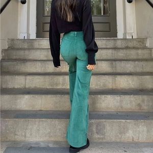 Princess Polly Nadia Pant Green Jeans size 2